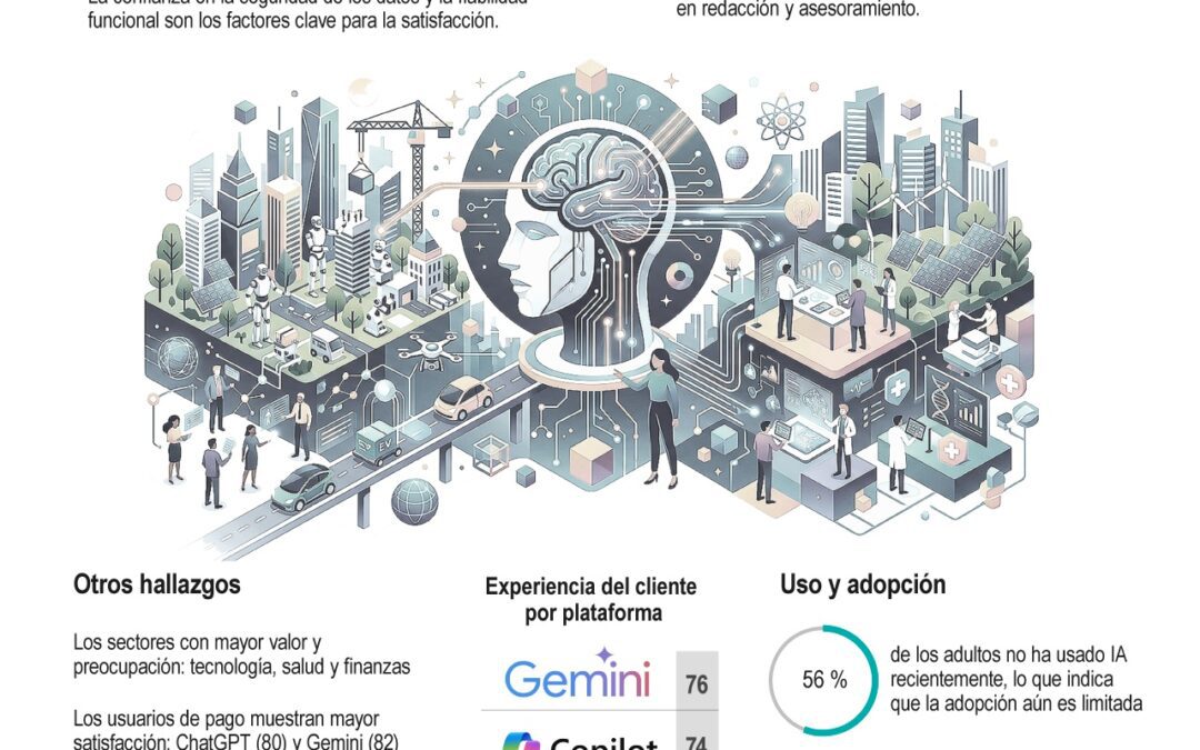 [Infografía] A medida que crece el uso de la IA, los estadounidenses temen perder la interacción humana