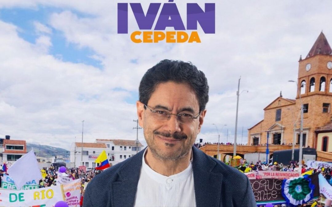 En la plazoleta de Las Nieves de Tunja, hoy Iván Cepeda presidirá un acto político #Tolditos7Días