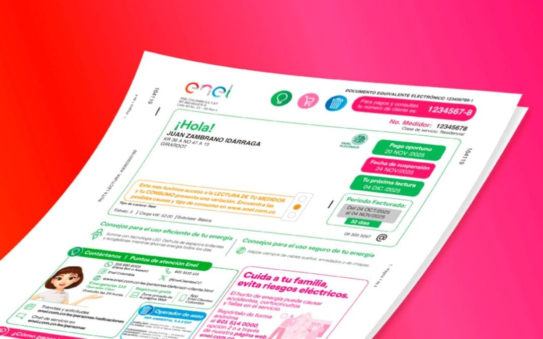 Superservicios multa a Enel Colombia con $2.847 millones por distorsionar precios en la bolsa de energía