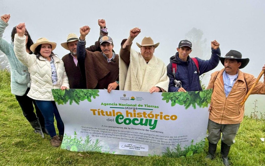 Después de más de un siglo de disputas, comunidades de El Cocuy avanzan en la legalización de sus tierras