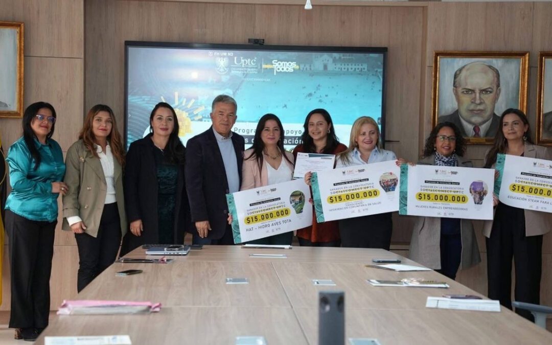 Investigadoras de la UPTC fueron reconocidas por transformar realidades sociales desde la innovación