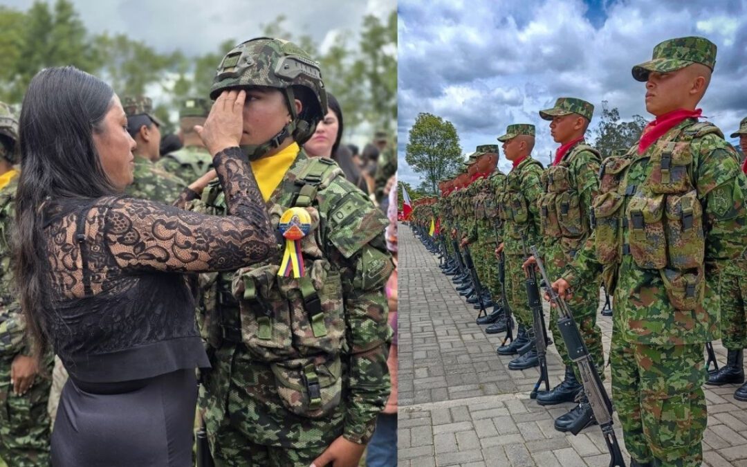 Soldados de la Primera Brigada ratifican su compromiso con Boyacá en juramentos de bandera