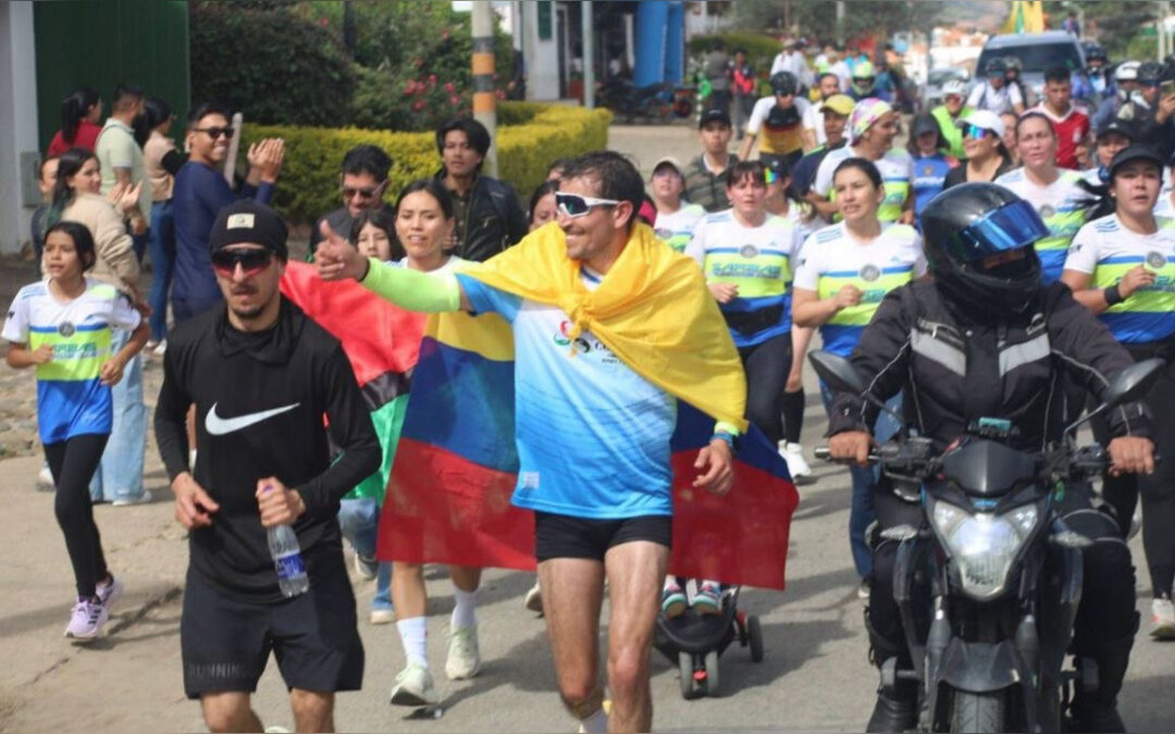 Andrés Ávila ‘Garza’, el boyacense que desafío los límites al correr cinco maratones en un día