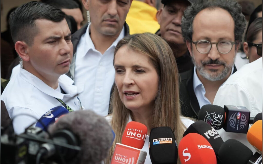 La candidata Paloma Valencia anuncia apoyo a de la Espriella en la segunda vuelta