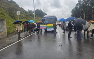 Comunidad protesta en el peaje de Tuta y exige tarifa cero para habitantes de cuatro municipios
