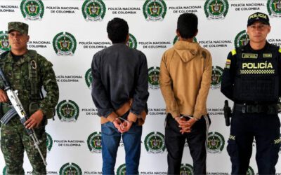 Dos hombres fueron capturados en Paipa cuando huían con material de construcción hurtado