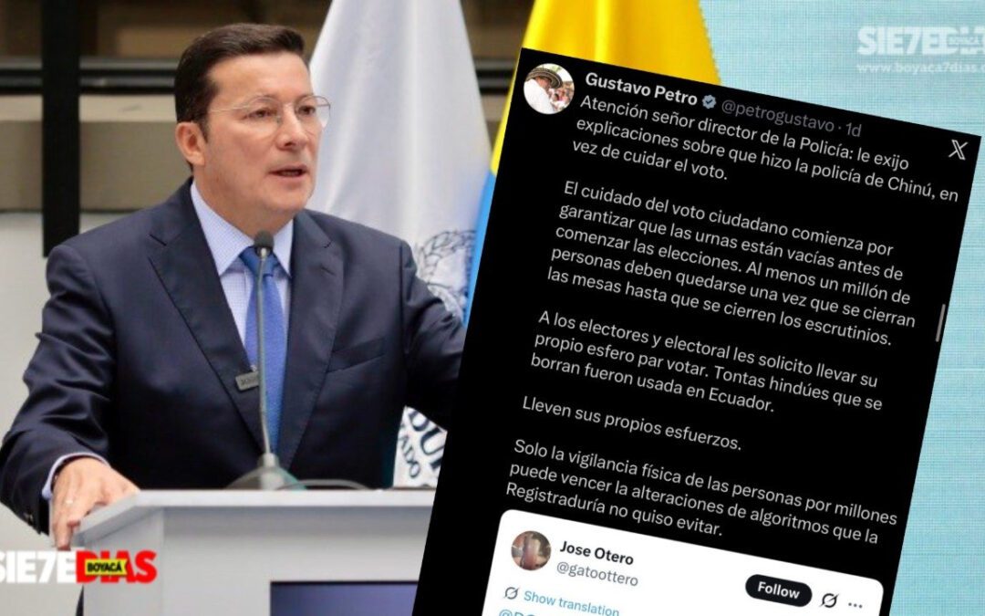 Registraduría pidió al presidente Petro no desinformar sobre traslado de material electoral