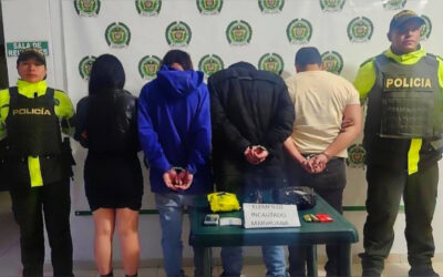 Operativo en Cerinza deja cuatro capturados por presunto tráfico de drogas