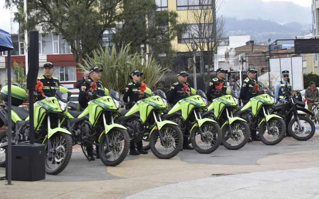 Sogamoso fortalece el parque automotor de la Policía el INPEC e Intrasog
