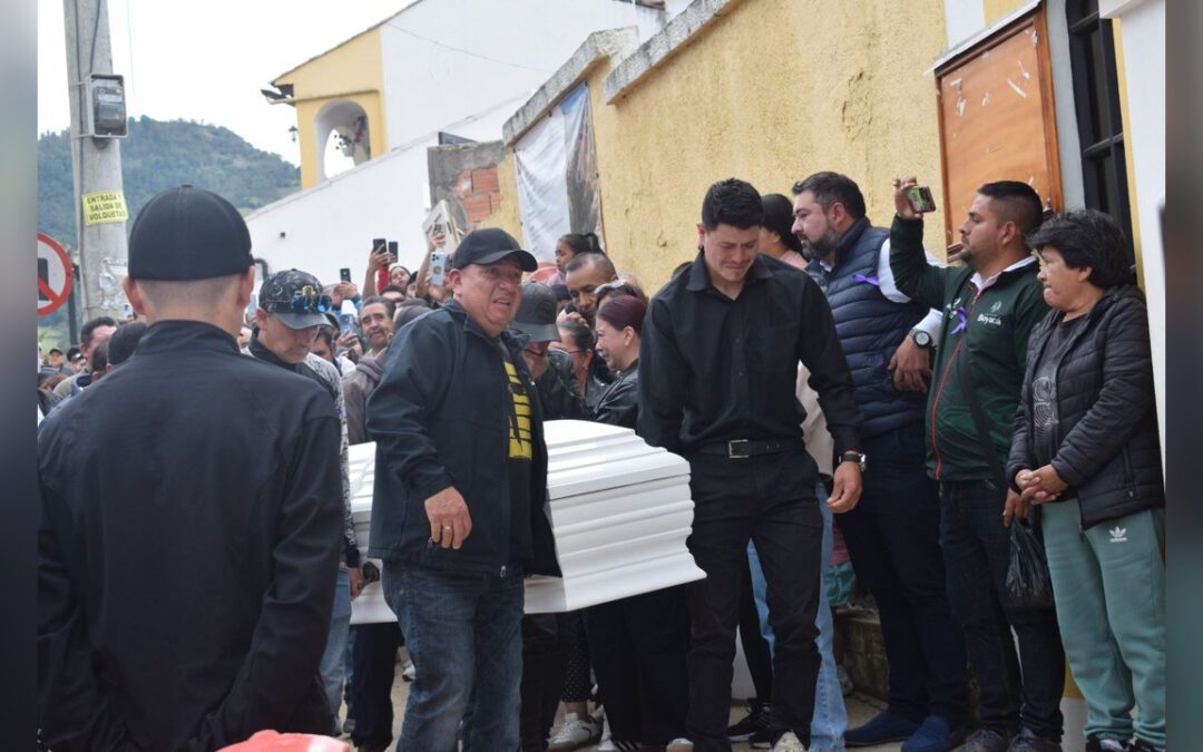 [Galería] La emotiva despedida del ciclista Cristian Camilo Muñoz en Ventaquemada