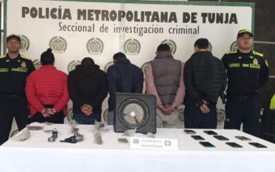 Cae en Tunja banda señalada de hurtar vehículos mediante inhibidores de señal