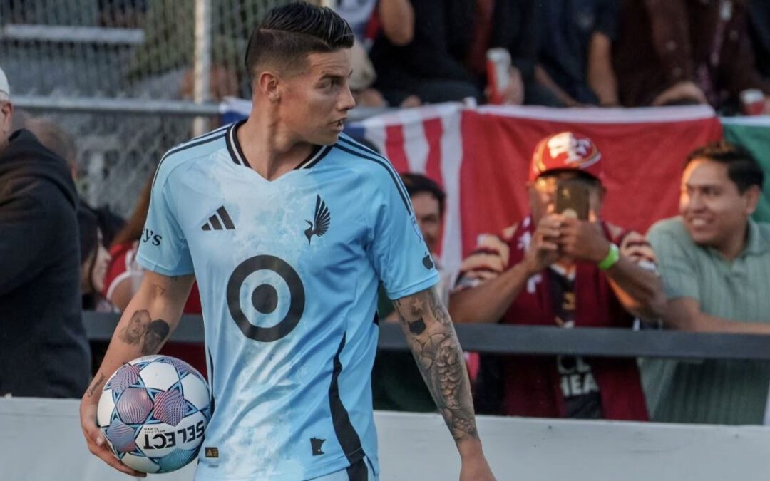 James Rodríguez saldrá del Minnesota tras el partido del próximo miércoles