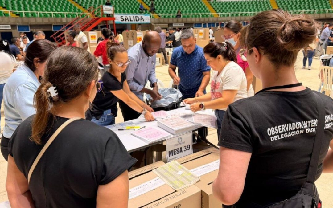 Más de 550 observadores internacionales estarán presentes en las elecciones presidenciales en Colombia