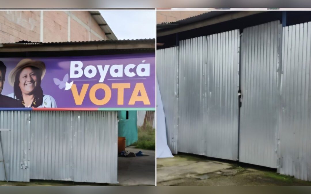 Vandalizaron valla del candidato presidencial Iván Cepeda en Campohermoso #Tolditos7Días