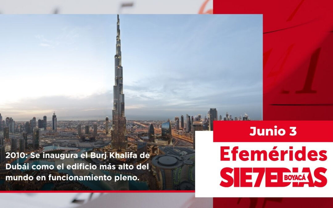 Un día como hoy | 3 de junio | #Efemerides7días
