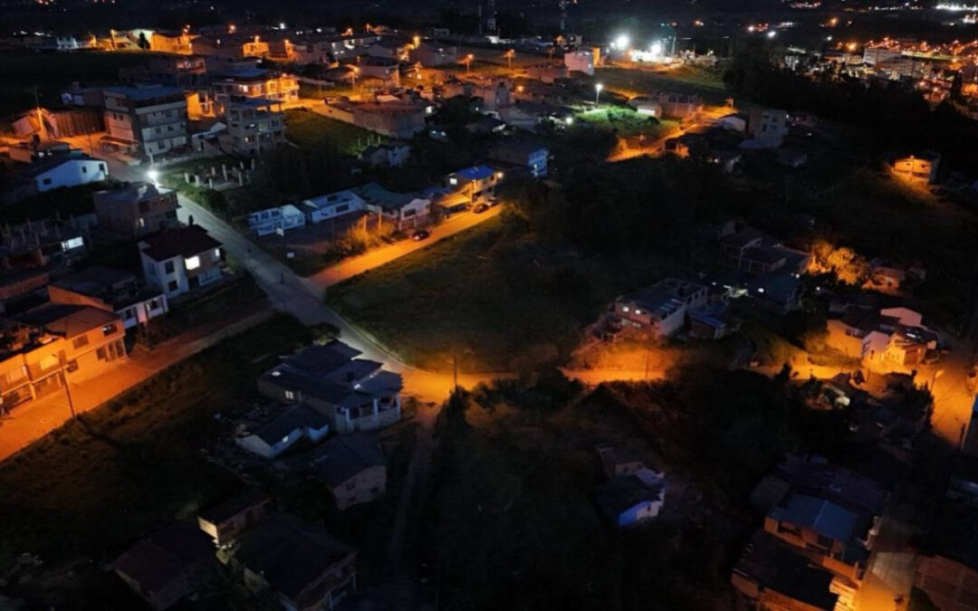 Paipa avanza en modernización del alumbrado público con inversión cercana a los $ 470 millones