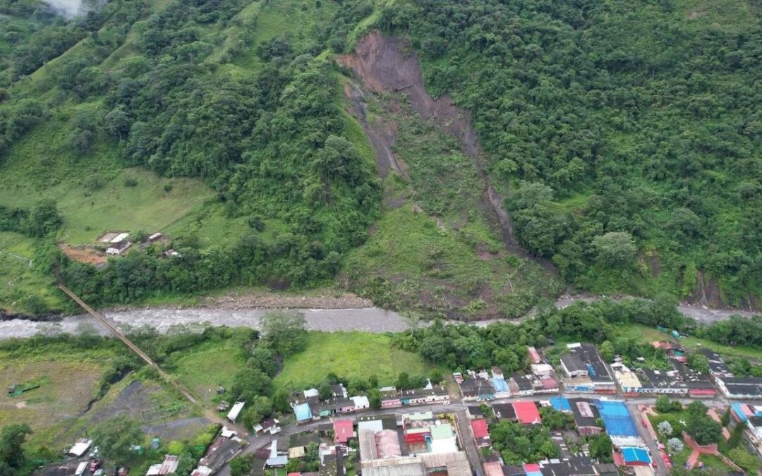 Monitorean deslizamiento en Pajarito por riesgo de afectación sobre el río Cusiana
