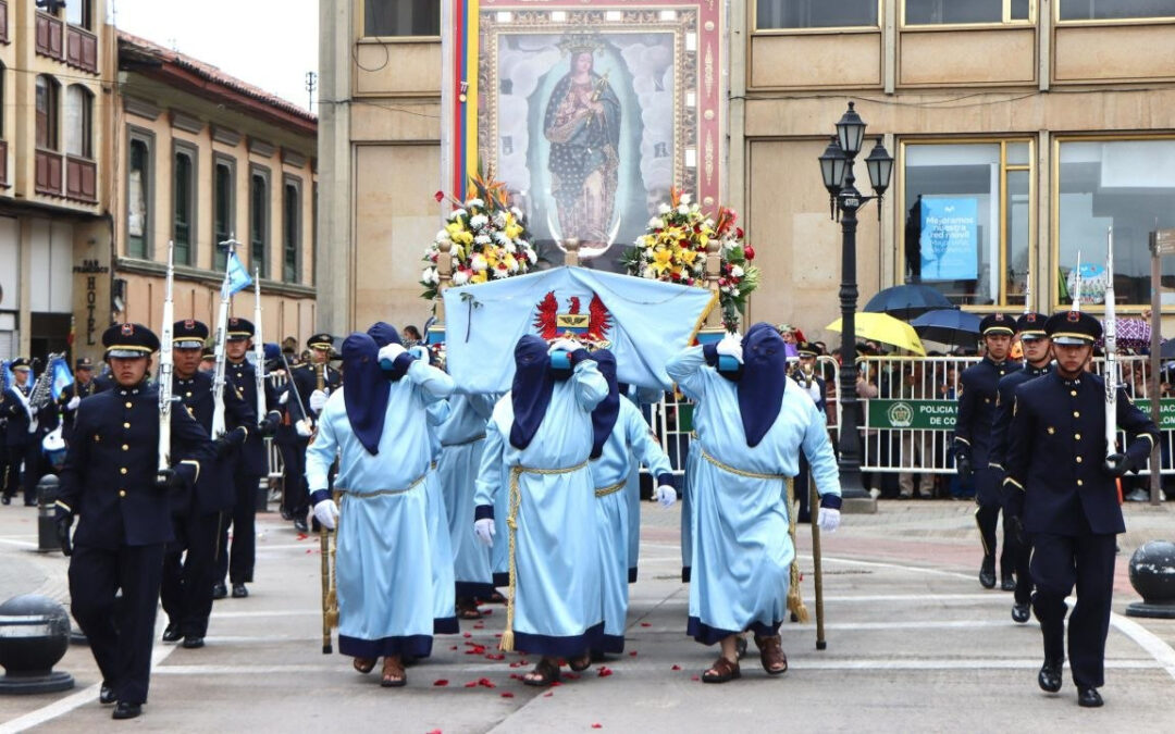 Tunja celebrará la fiesta de la virgen del milagro con procesiones, sobrevuelo de aeronaves y medidas especiales de seguridad