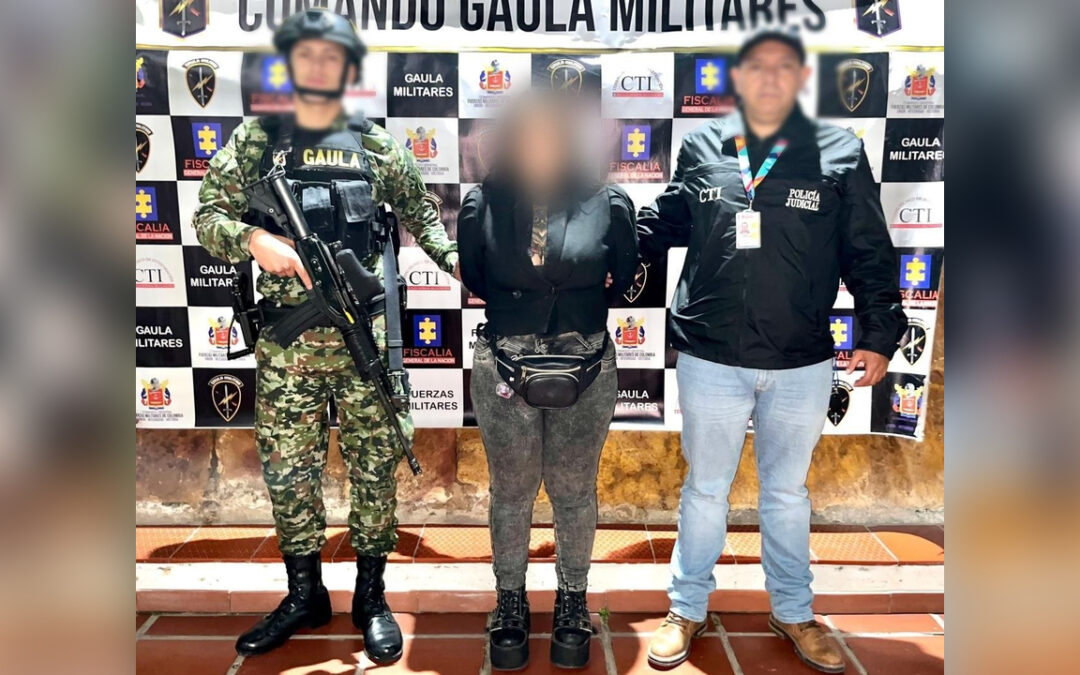 Fue capturada presunta responsable de cometer delitos de extorsión en el departamento de Boyacá