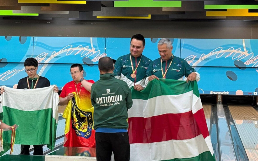 Boyacá sorprendió en el Nacional de Bowling y se colgó el bronce en la modalidad de dobles