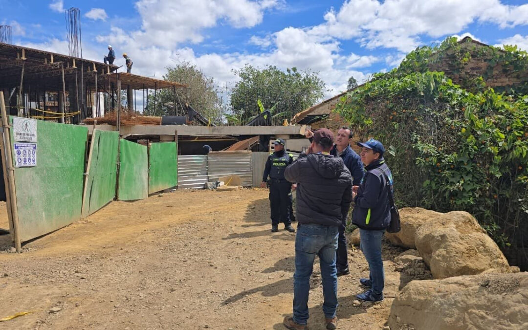 CAR suspendió construcción en Ráquira por presunta afectación al área de protección del río Candelaria