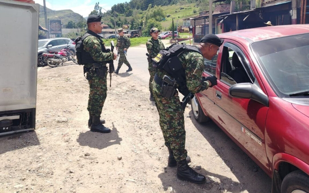 Más de 1.000 soldados refuerzan la seguridad en las vías de Boyacá durante temporada vacacional
