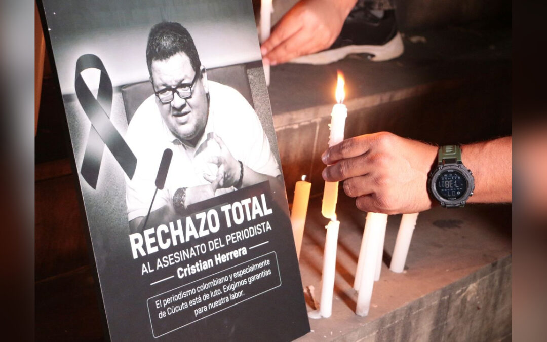 Asesinan al periodista colombiano Cristian Herrera en la ciudad fronteriza de Cúcuta
