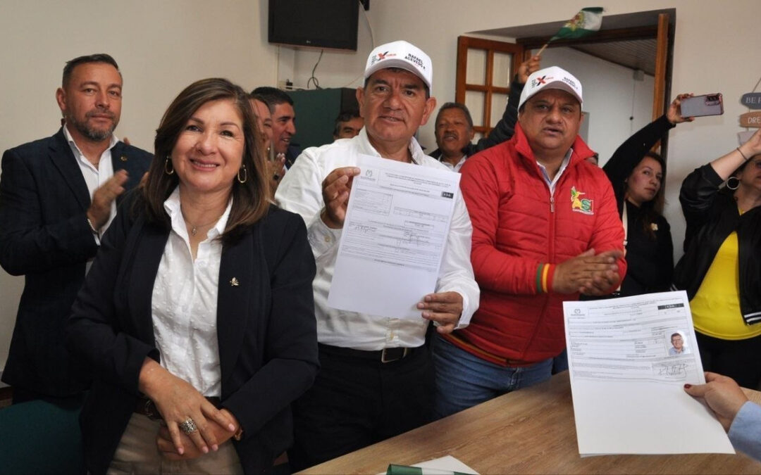 Rafael Acevedo formalizó su candidatura a la Alcaldía de Tunja para las elecciones atípicas