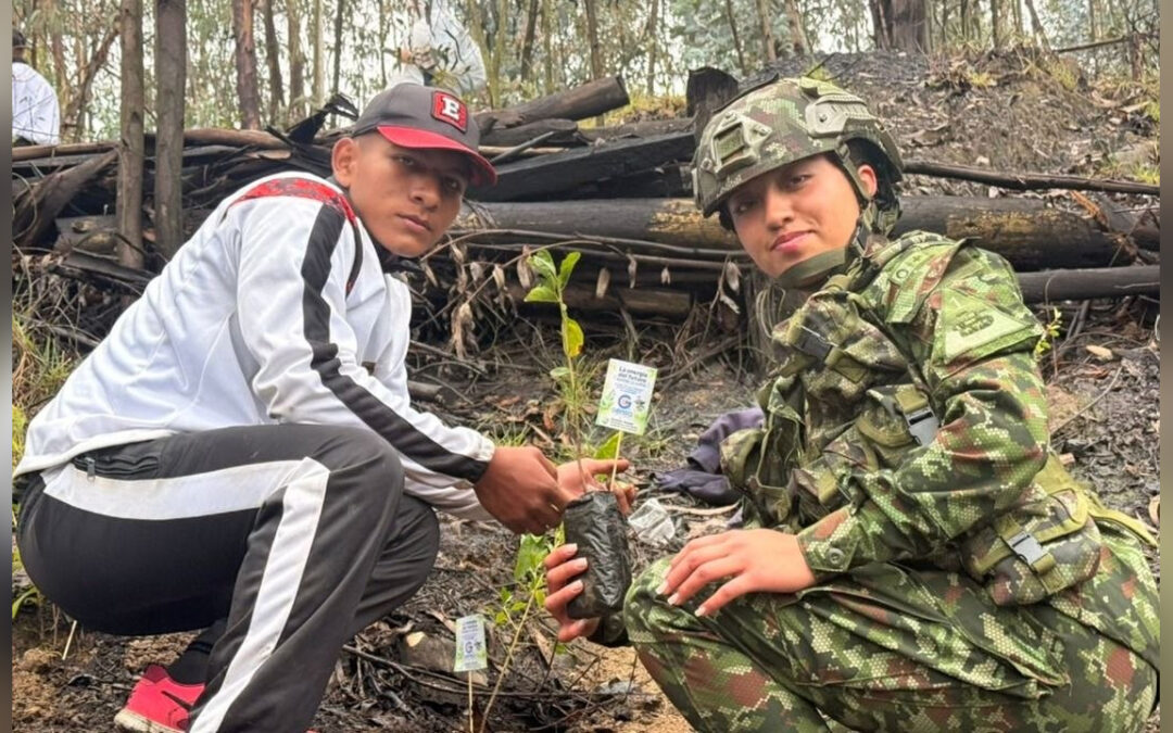 Soldados en Boyacá participaron en la misión ‘salvar el planeta’, con barretones como armas