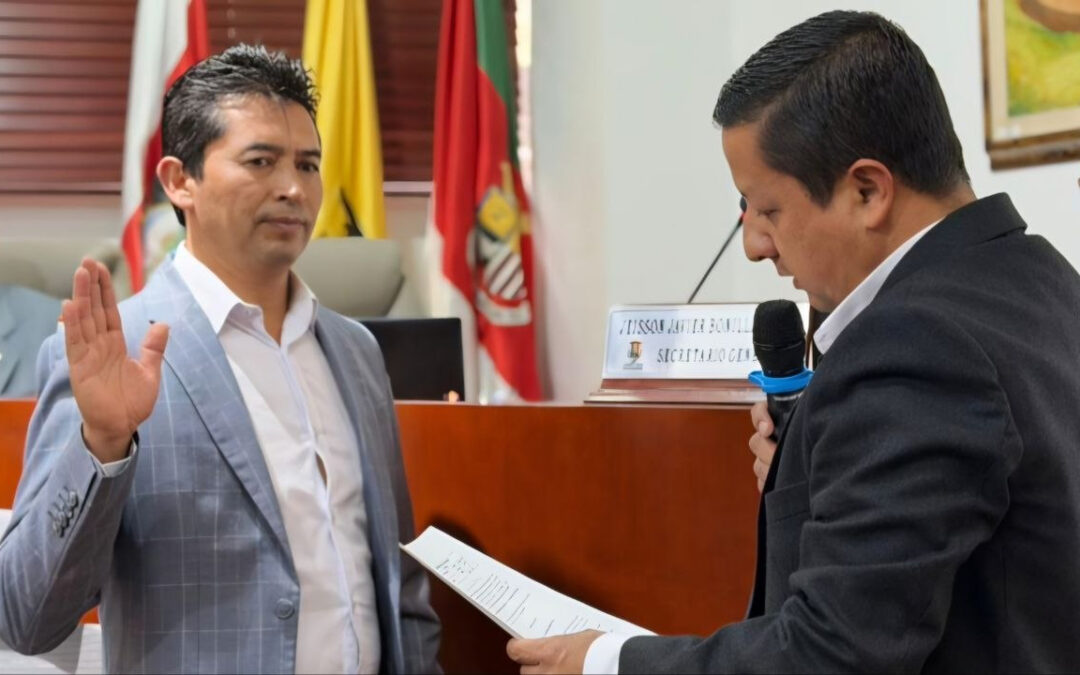 El presidente de Asocomunal Sogamoso se posesionó como Concejal de la ciudad #Tolditos7Días