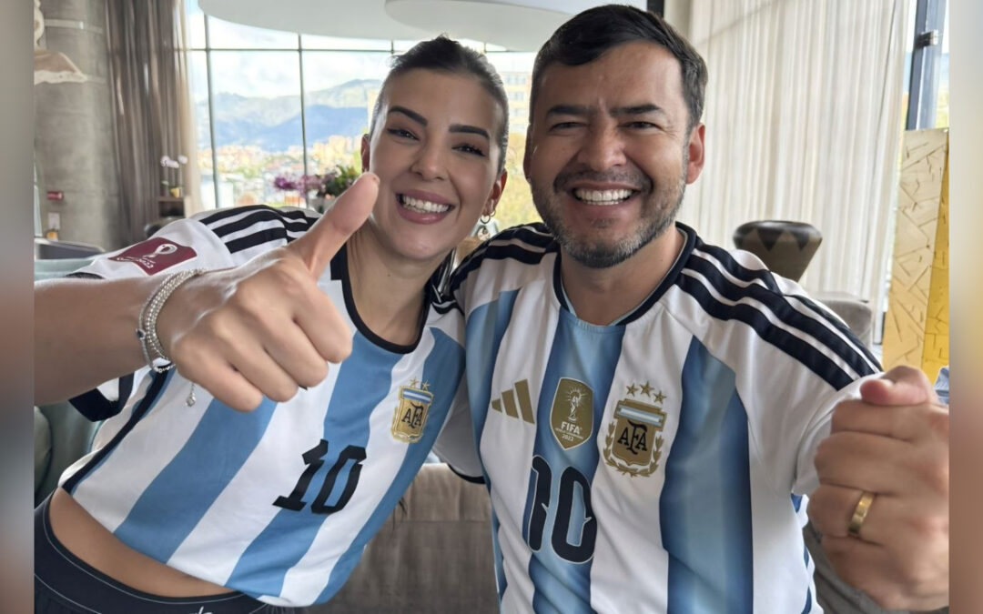 La explicación de Jaime Raúl Salamanca en su celebración por el triunfo de Argentina #Tolditos7Días
