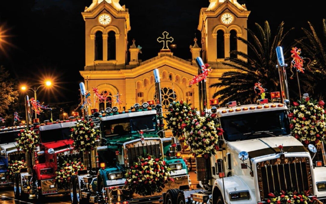 En Belén los transportadores celebran a su Patrona