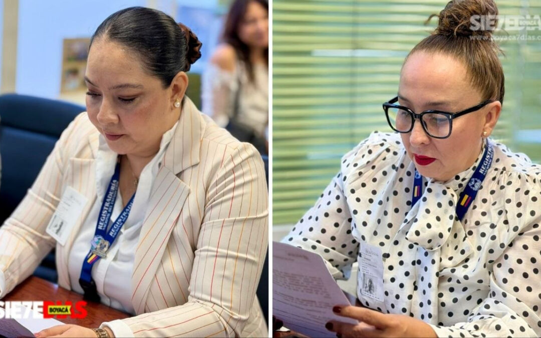 Nuevas delegadas de la Registraduría asumen funciones en Boyacá por elecciones atípicas en Tunja