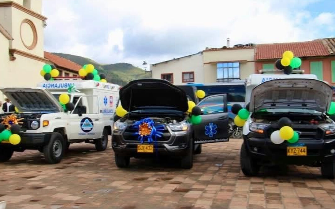 Tópaga fortalece la atención en salud con nueva ambulancia y vehículo para servicios extramurales