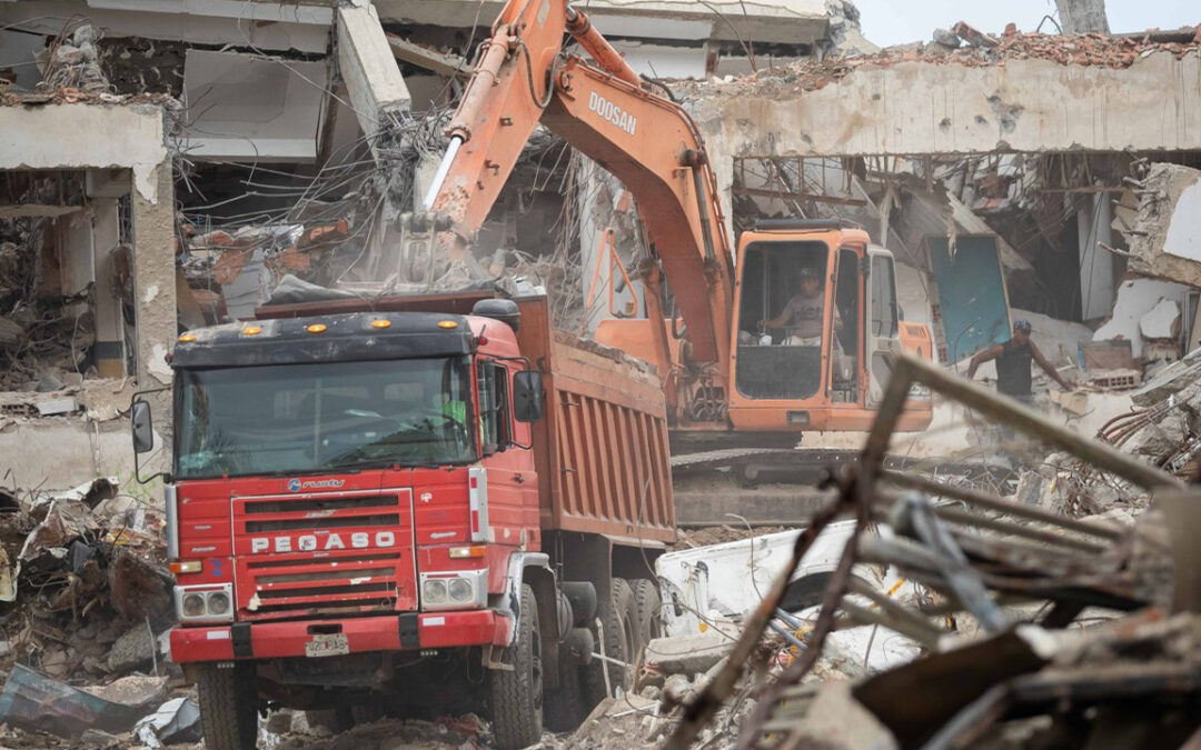 La remoción de escombros tras el doble terremoto, el otro gran reto en Venezuela