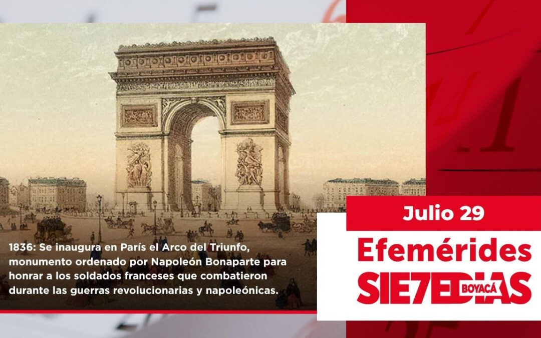 Un día como hoy | 29 de julio | #Efemerides7días