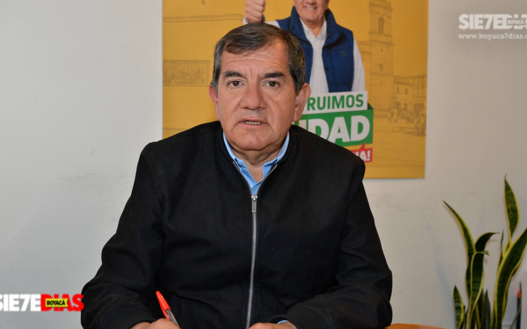 «Tunja necesita una visión de largo plazo»: las propuestas de Rafael Acevedo para la ciudad