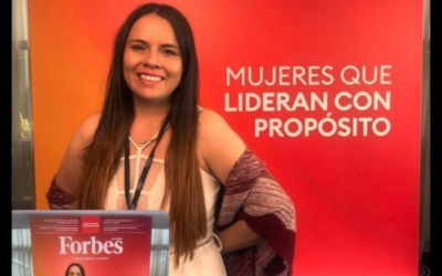 Emprendimiento de estudiante de la UPTC llegó al Encuentro Forbes Mujeres en Bogotá