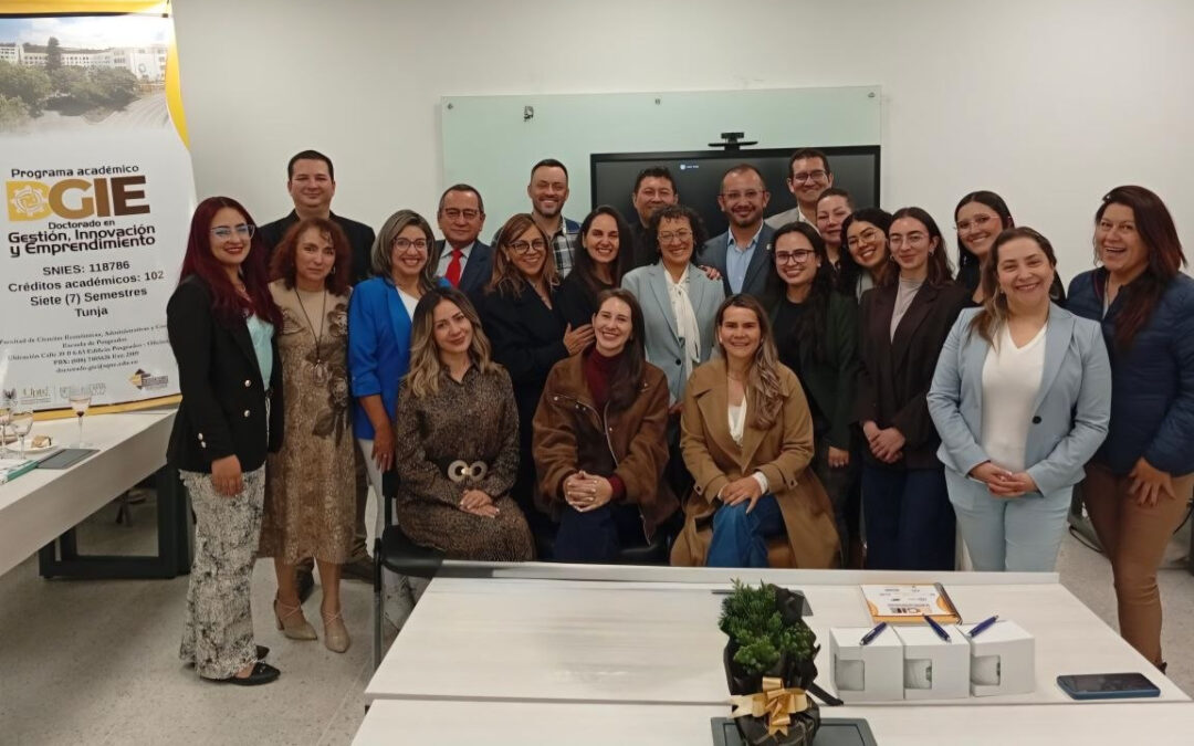 Arrancó la primera cohorte del doctorado en Gestión, Innovación y Emprendimiento de la UPTC #Tolditos7Días