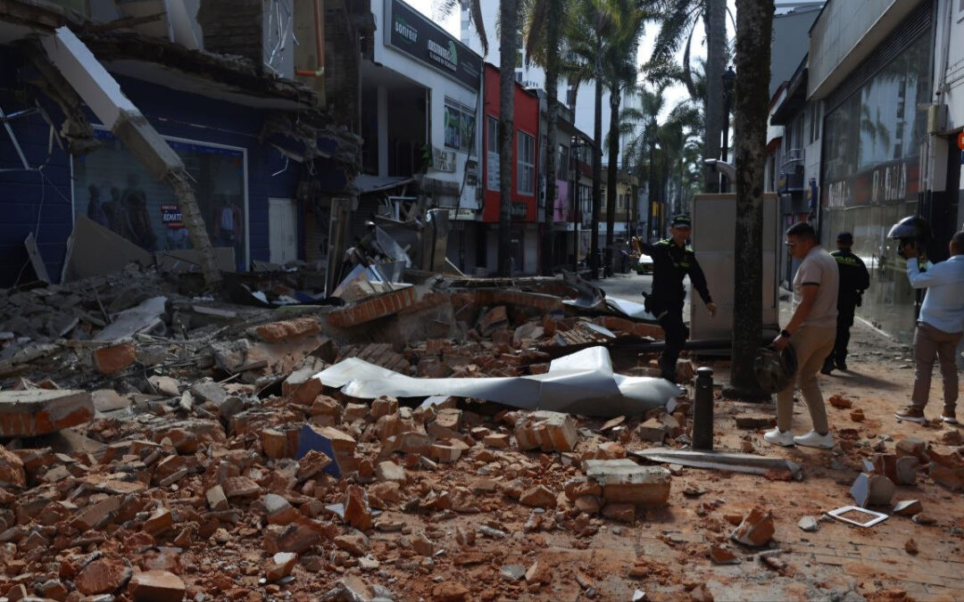 Al menos 20 muertos en dos ciudades del centro de Colombia por el terremoto de esta mañana