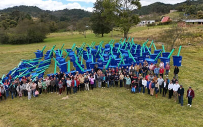 La CAR entregó 272 tanques para recolección de agua lluvia en tres municipios de Boyacá