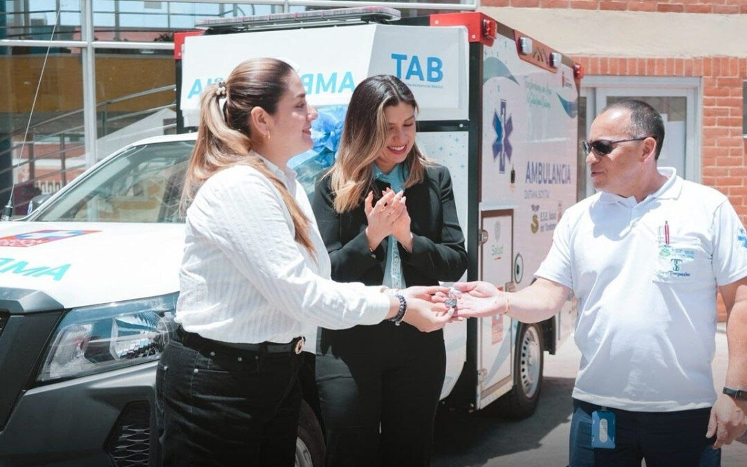 Una nueva ambulancia para el transporte asistencial básico ya está en servicio en la ESE Salud del Tundama