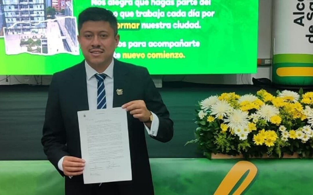 El boyacense Germán David Chaparro, nuevo inspector de Tránsito de Sabaneta por concurso de méritos