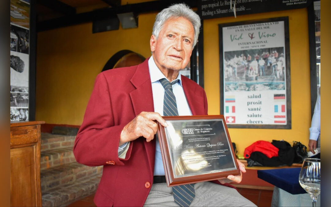 Cámara de Comercio de Sogamoso le rindió homenaje al científico Marco Antonio Quijano Rico