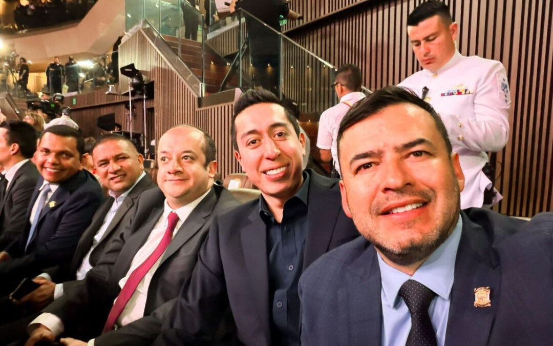 John Amaya y Jaime Raúl Salamanca, juntos en la posesión del nuevo jefe de Estado #Tolditos7Días