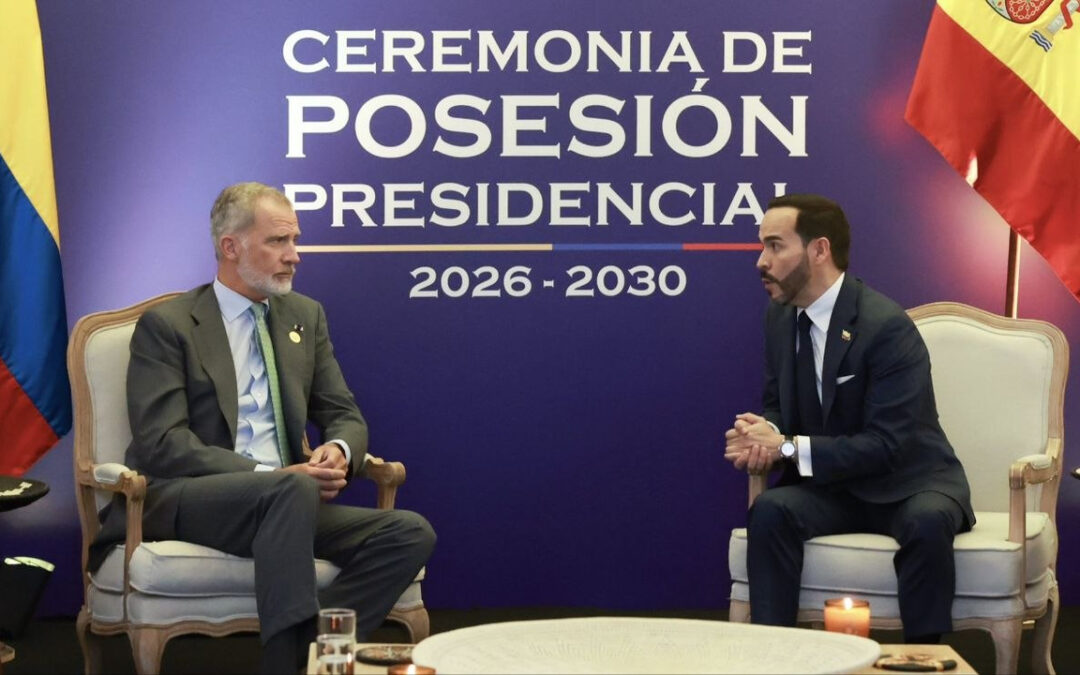 Abelardo de la Espriella recibe al rey Felipe VI en Cali antes de su investidura