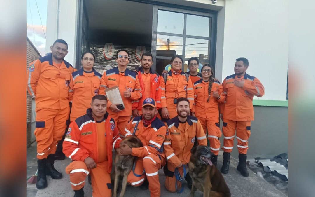 Voluntarios de Nobsa viajan a Cali y al Eje Cafetero para apoyar atención de emergencia por sismo